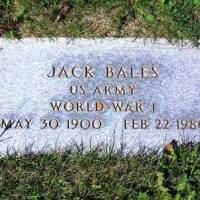 Jack BALES (VETERAN WWI)