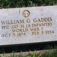 William G GADDIS (VETERAN WWI)